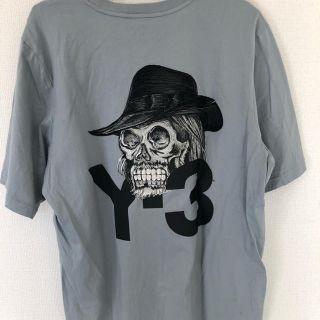 ワイスリー(Y-3)のY-3 スカル tee Mサイズ ライトブルー yohji  yamamoto(Tシャツ/カットソー(半袖/袖なし))