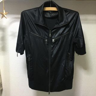 セマンティックデザイン(semantic design)のジャケット 半袖 ブラック ロック(その他)