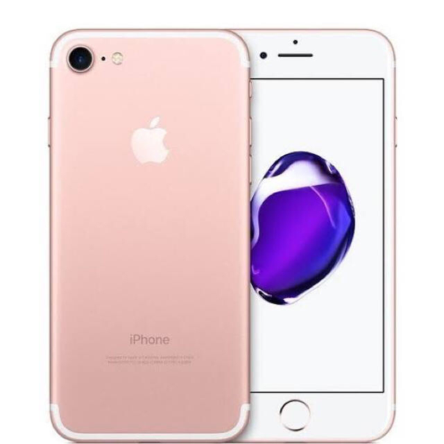 [新品未使用] iPhone7 32GB ローズゴールド SIMロック解除 本体20190531製造メーカー