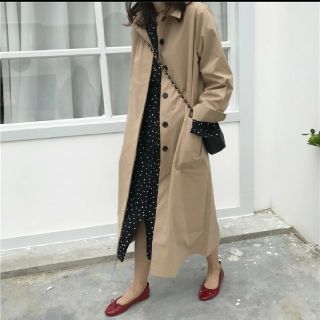 ザラ(ZARA)のロングトレンチ ベージュ(ロングコート)