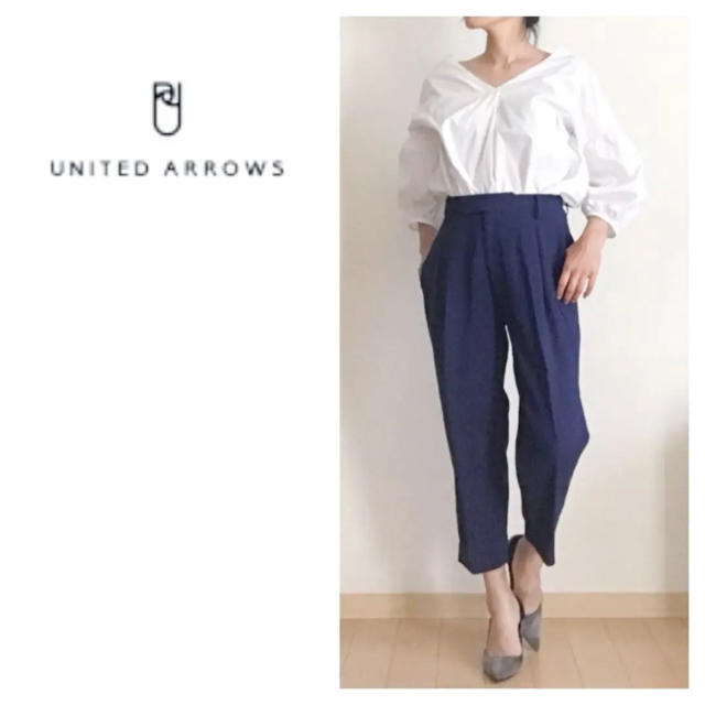 UNITED ARROWS(ユナイテッドアローズ)のUNITED ARROWS☆ユナイテッド アローズ☆クロップドパンツ☆ブルー レディースのパンツ(クロップドパンツ)の商品写真