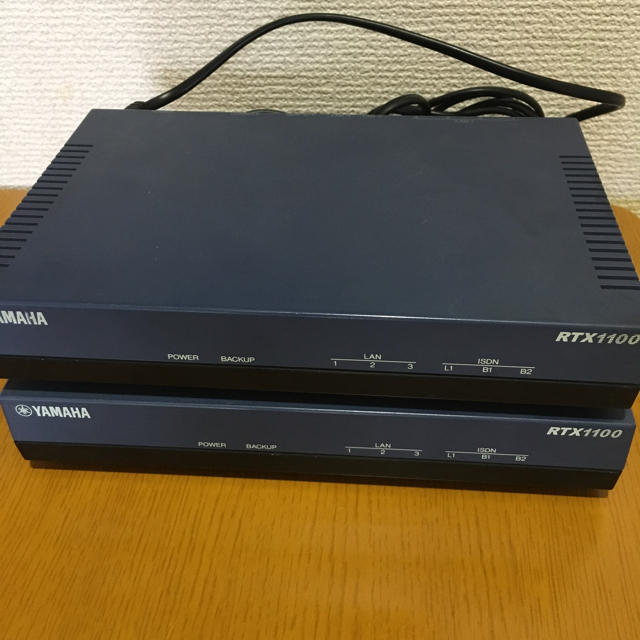 ヤマハ(ヤマハ)のYAMAHA RTX1100 ２台セット スマホ/家電/カメラのPC/タブレット(PC周辺機器)の商品写真