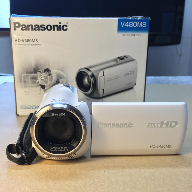 ビデオカメラPanasonic HC-V480MS ビデオカメラ 美品