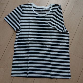 ムジルシリョウヒン(MUJI (無印良品))のボーダーTシャツ(Tシャツ(半袖/袖なし))