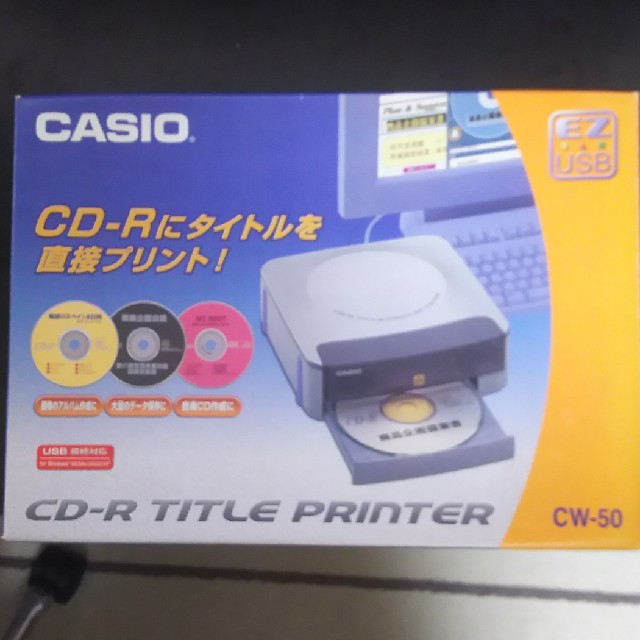 CASIO CD-R タイトルプリンター CW-50 | フリマアプリ ラクマ