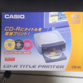 カシオ(CASIO)のCASIO CD-R タイトルプリンター CW-50(PC周辺機器)