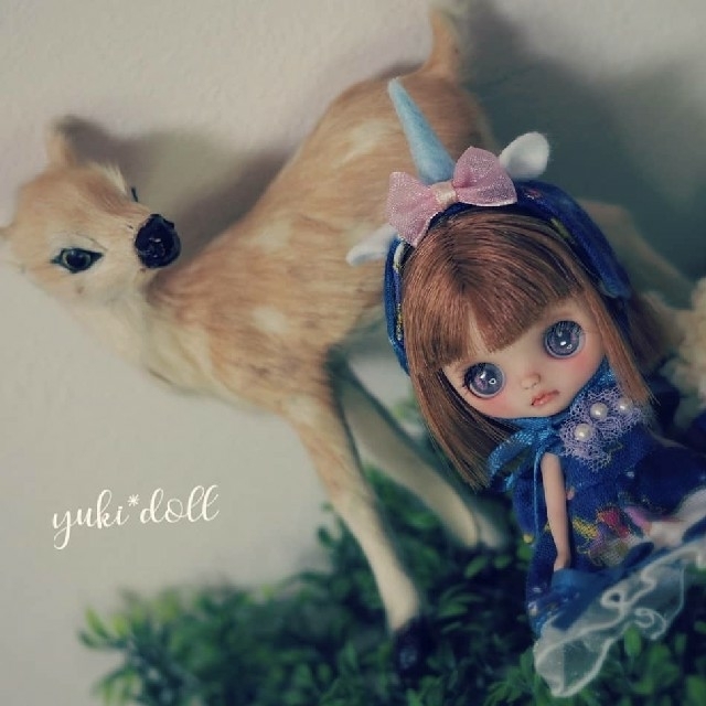 ❁❀yuki*doll✿✾ カスタムプチブライス ハンドメイドのぬいぐるみ/人形(人形)の商品写真