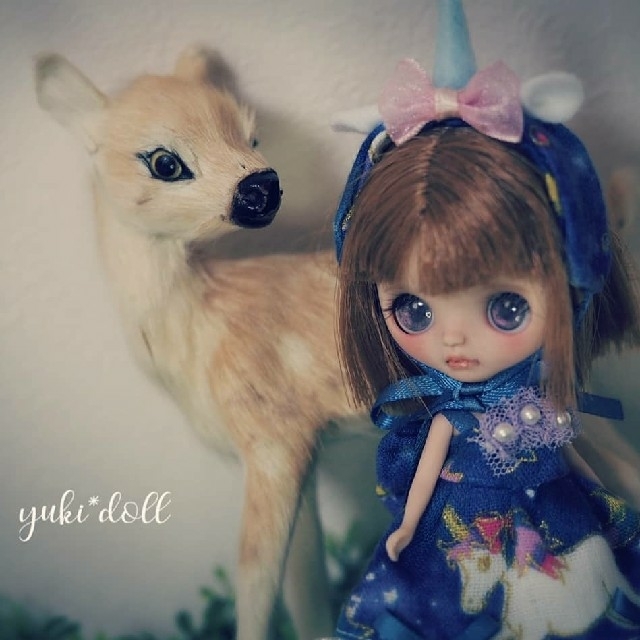 ❁❀yuki*doll✿✾ カスタムプチブライス ハンドメイドのぬいぐるみ/人形(人形)の商品写真