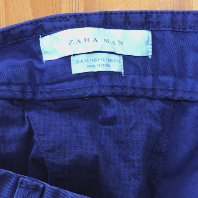 ZARA(ザラ)のZARA      ブルーハーフパンツ メンズのパンツ(ショートパンツ)の商品写真