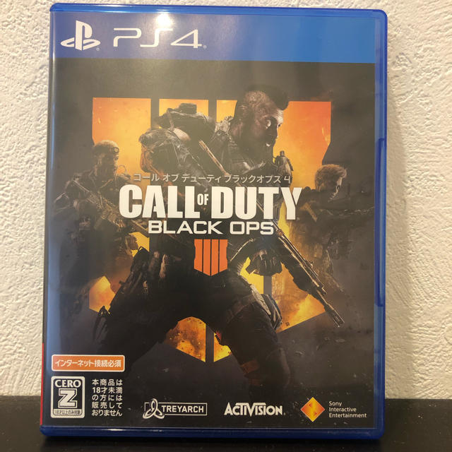 PlayStation4(プレイステーション4)のCALL OF DUTY BLACK OPS 4 エンタメ/ホビーのゲームソフト/ゲーム機本体(家庭用ゲームソフト)の商品写真