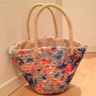 ロペピクニック(Rope' Picnic)のロペピクニック 上品カゴレースバッグ新品(トートバッグ)