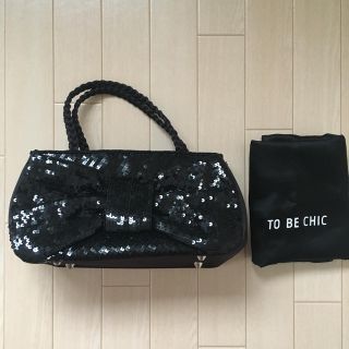 トゥービーシック(TO BE CHIC)の【訳あり】TOBECHIC スパンコール バッグ(ハンドバッグ)