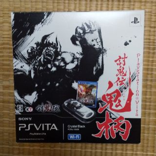 プレイステーションヴィータ(PlayStation Vita)の交渉可能！PSVITA 鬼柄仕様 本体のみ+8Gメモリー付き(携帯用ゲーム機本体)