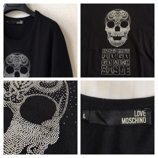 MOSCHINO(モスキーノ)の◆レア◆LOVE MOSCHINO モスキーノ◆Tシャツ メキシカン スカル L メンズのトップス(Tシャツ/カットソー(半袖/袖なし))の商品写真