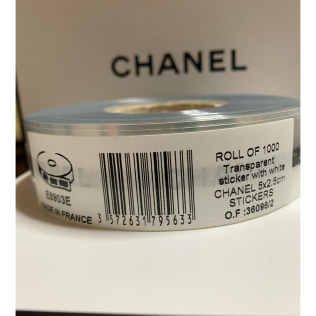 CHANEL(シャネル)のCHANEL クリアステッカー   ハンドメイドの文具/ステーショナリー(カード/レター/ラッピング)の商品写真