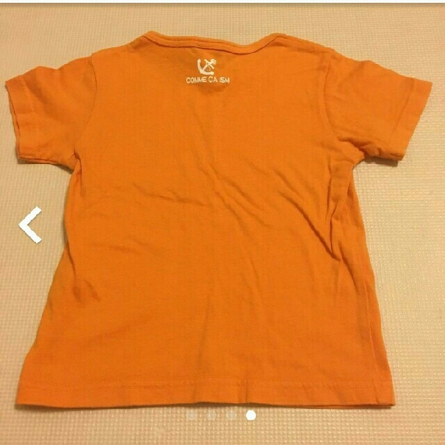 COMME CA ISM(コムサイズム)のコムサイズム　オレンジ　Tシャツ キッズ/ベビー/マタニティのキッズ服男の子用(90cm~)(Tシャツ/カットソー)の商品写真