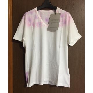 マルタンマルジェラ(Maison Martin Margiela)の19SS新品M マルジェラ タイダイ染め エイズTシャツ 今季 (Tシャツ/カットソー(半袖/袖なし))