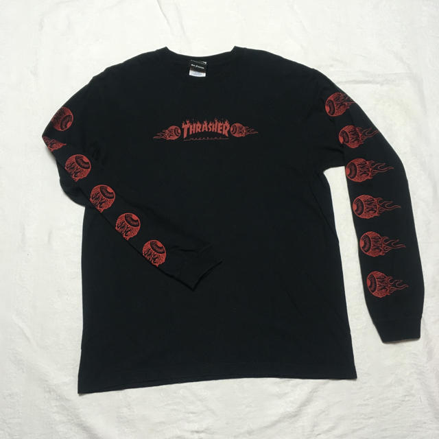 THRASHER(スラッシャー)のスラッシャー 袖プリント ロンt  メンズのトップス(Tシャツ/カットソー(七分/長袖))の商品写真