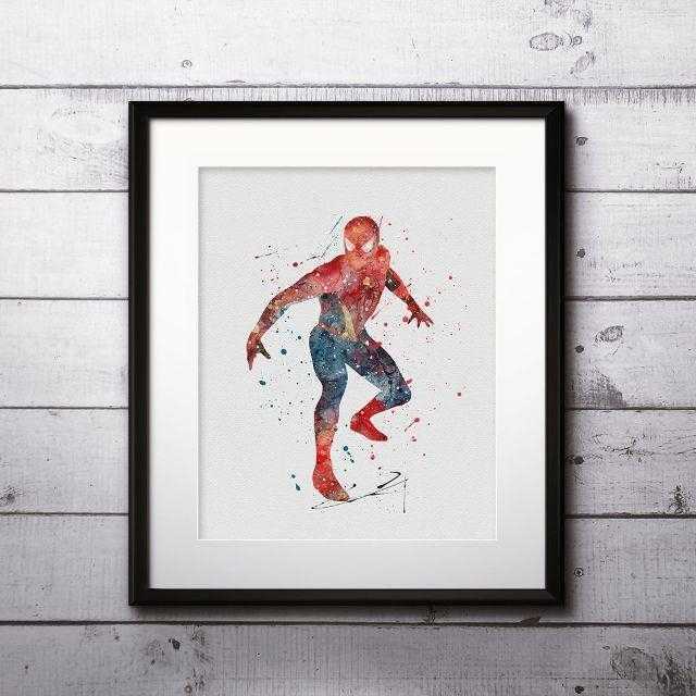 Disney - 日本未発売!スパイダーマン・アートポスター【額縁 Disney - 日本未発売!スパイダーマン・アートポスター【額縁
