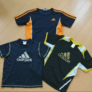 アディダス(adidas)のアディダス  adidas 140  Tシャツ 3枚セット(Tシャツ/カットソー)