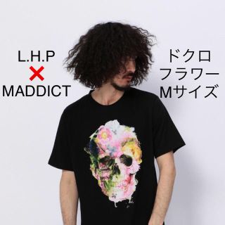 エルエイチピー(LHP)のL.H.P マディクト ドクロフラワー Tシャツ Mサイズ(Tシャツ/カットソー(半袖/袖なし))