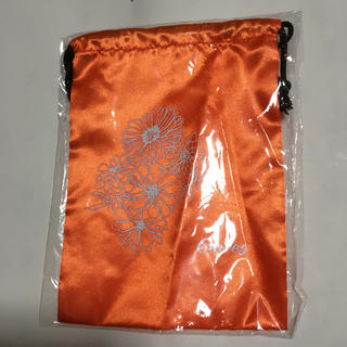 カーブス 巾着袋 オレンジ(トレーニング用品)