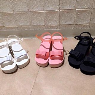 メリージェニー(merry jenny)のノベルティサンダル👡 white(サンダル)