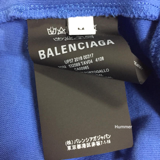 Balenciaga(バレンシアガ)の国内直営品 バレンシアガ 2018 ビッグシルエット Tシャツ 極美品！ メンズのトップス(Tシャツ/カットソー(半袖/袖なし))の商品写真