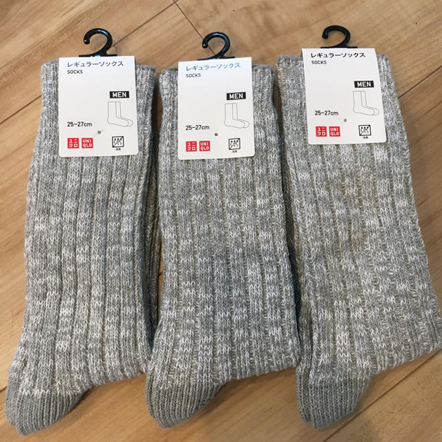 UNIQLO(ユニクロ)のUNIQLO 新品 靴下 メンズのレッグウェア(ソックス)の商品写真