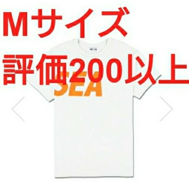 WIND AND SEA T-SHIRT / WHITE-ORANGE メンズのトップス(Tシャツ/カットソー(半袖/袖なし))の商品写真