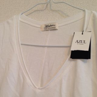 アズールバイマウジー(AZUL by moussy)のスキニーに！シンプル白T(Tシャツ(半袖/袖なし))