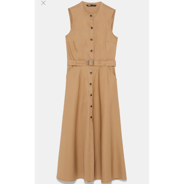 ZARA - 値下げしました!ZARA ベルト付き今期ワンピースの通販 ZARA - 値下げしました!ZARA ベルト付き今期ワンピースの通販