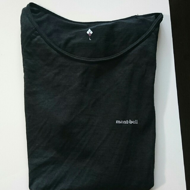 mont bell(モンベル)のmont-bell＊スーパーメリノウールラウンドネックシャツ レディースの下着/アンダーウェア(アンダーシャツ/防寒インナー)の商品写真