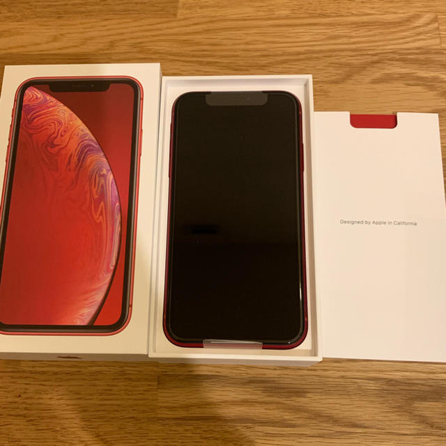 新品未使用 iPhoneXR 64GB SIMフリー レッド Red