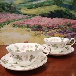 ウェッジウッド(WEDGWOOD)のWEDGWOOD Wild Strawberry ②【黒壺印】(グラス/カップ)