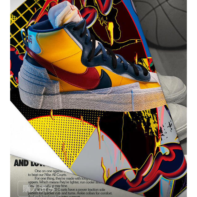 NIKE(ナイキ)のsacai x NIKE BLAZER MID "SNOW BEACH" メンズの靴/シューズ(スニーカー)の商品写真