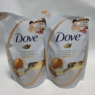 ユニリーバ(Unilever)のDAVE ダヴ ボディウォッシュ シアバター&バニラ 詰め替え用セット(ボディソープ/石鹸)
