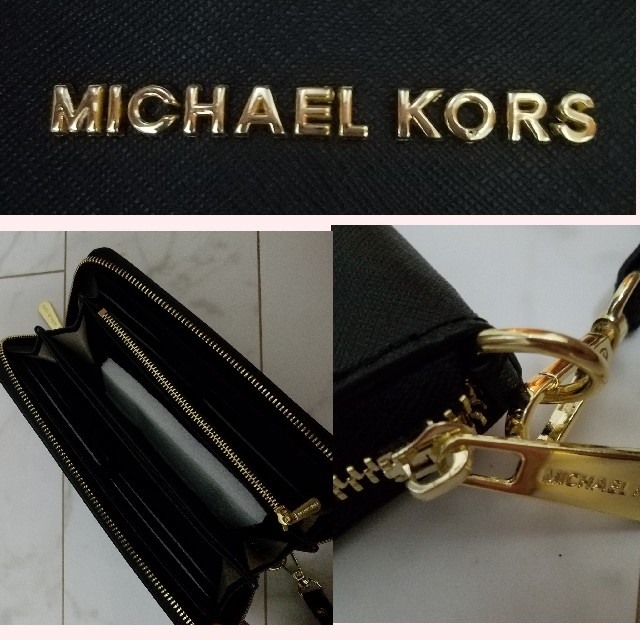 Michael Kors(マイケルコース)の新品未使用  MICHAEL KORS  長財布  黒  ブラック メンズのファッション小物(長財布)の商品写真