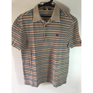 バーバリー(BURBERRY) ポロシャツ(メンズ)（ブラウン/茶色系）の通販 
