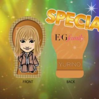 イーガールズ(E-girls)のYURINOクッション(ミュージシャン)