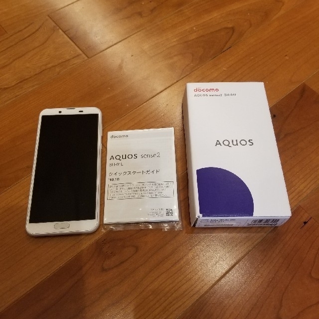 新品未使用 AQUOS sense 2 シムフリー シルキー ホワイト