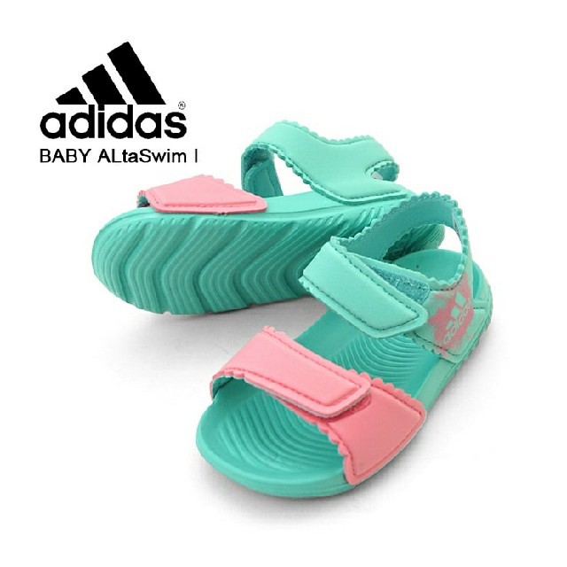 adidas(アディダス)の【送料無料】アディダス★サンダル★イージーミント★16cm キッズ/ベビー/マタニティのキッズ靴/シューズ(15cm~)(サンダル)の商品写真