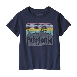 パタゴニア(patagonia)のパタゴニア 新品タグ付き キッズTシャツ 3T Navy(Tシャツ/カットソー)