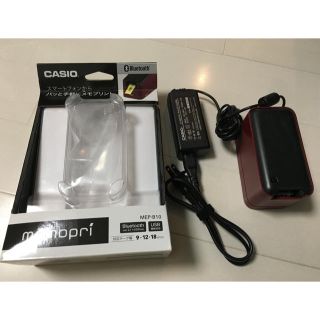 カシオ(CASIO)のカシオ メモプリ MEP-B10 レッド(オフィス用品一般)