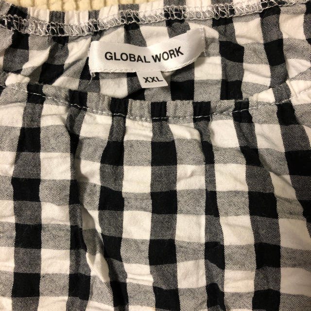 GLOBAL WORK(グローバルワーク)の GLOBAL WORK ブロックチェックノースリーブ130〜140 キッズ/ベビー/マタニティのキッズ服女の子用(90cm~)(Tシャツ/カットソー)の商品写真