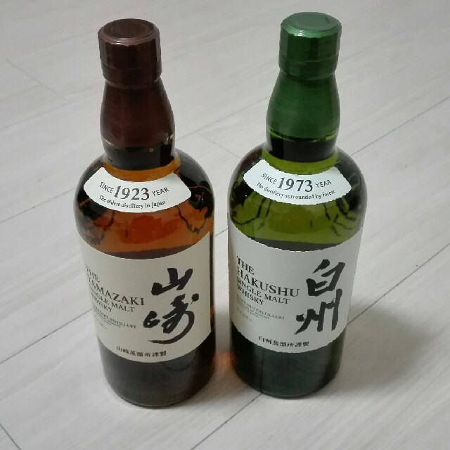 サントリーウイスキー 山崎 白州 共に700ml 『サイバーパンク 食品/飲料/酒