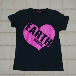 アースマジック(EARTHMAGIC)のアースマジックTシャツ  ブラック120サイズ(Tシャツ/カットソー)