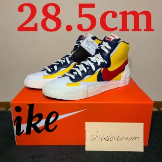 ナイキ(NIKE)の SACAI NIKE BLAZER MID 28.5 US10.5 ブレザー(スニーカー)