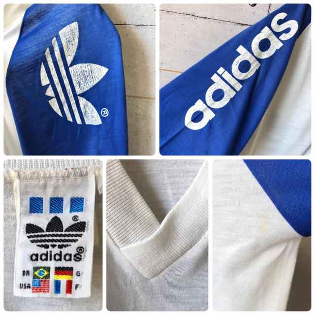 adidas(アディダス)の【激レア】 90s adidas アディダスオリジナルス デカロゴ Tシャツ メンズのトップス(Tシャツ/カットソー(半袖/袖なし))の商品写真