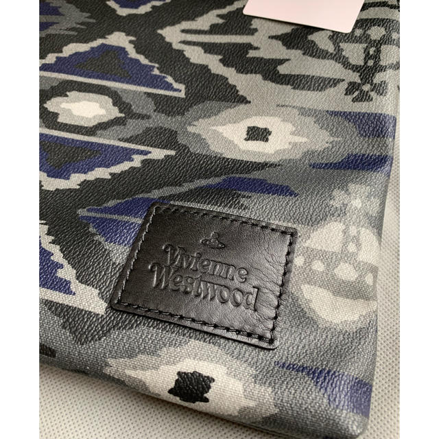 Vivienne Westwood(ヴィヴィアンウエストウッド)の週末のみ値下★ヴィヴィアンウエストウッド★グレークラッチバッグセカンドバッグ新品 メンズのバッグ(セカンドバッグ/クラッチバッグ)の商品写真